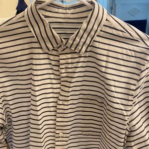 Lululemon Striped Oxford Button Down
